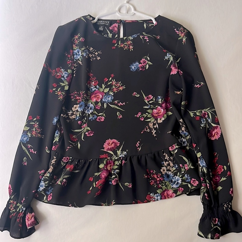 Ambiance Floral Blouse — Size S